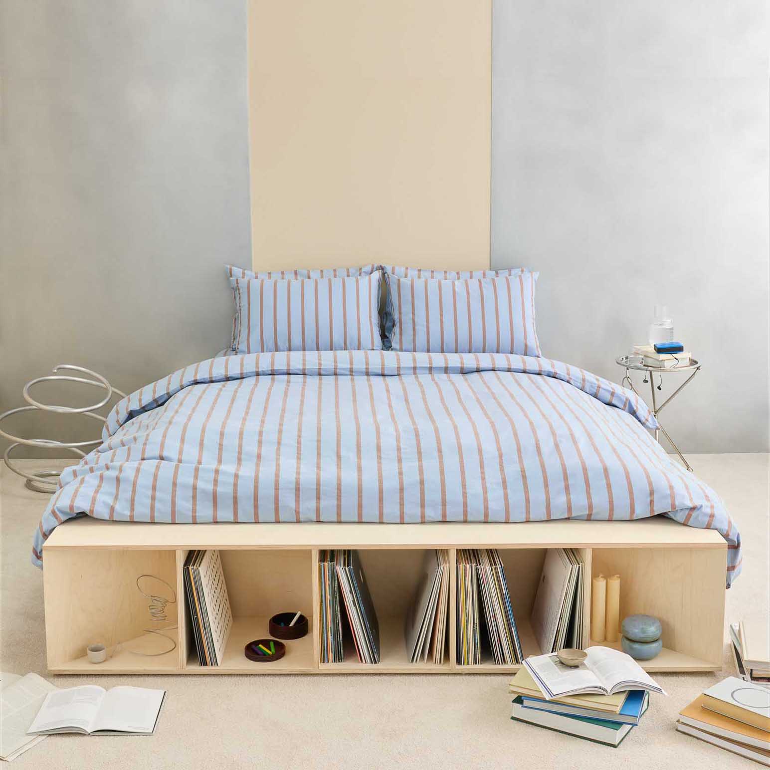 HOMMEY. Quilt Cover Chambray Blue